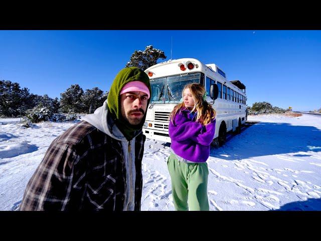 we weren’t prepared for this | life on the road in the snow