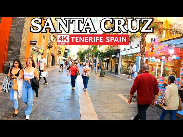 TENERIFE - SANTA CRUZ | What's the Vibe in the Capital's Center?️ 4K Walk ● December 2024