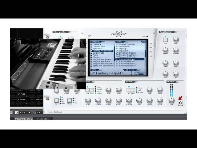 Nexus2 VSTi – Auditioning Some Of The Sounds – Renoise – Roland A49