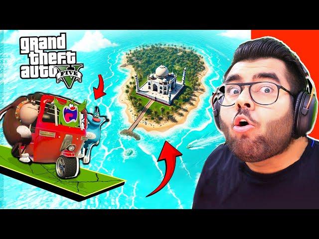  OGGY JACK Funniest TAJ MAHAL Parkour Ever  | GTA 5 Impossible Parkour | Hitesh KS