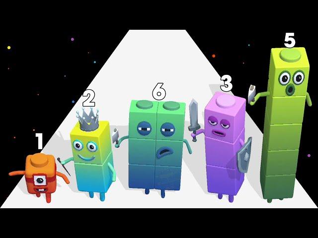 Merge NumberBlock Run 3D - Level Up Number Run Race Stack Master Merge Battle Freeplay