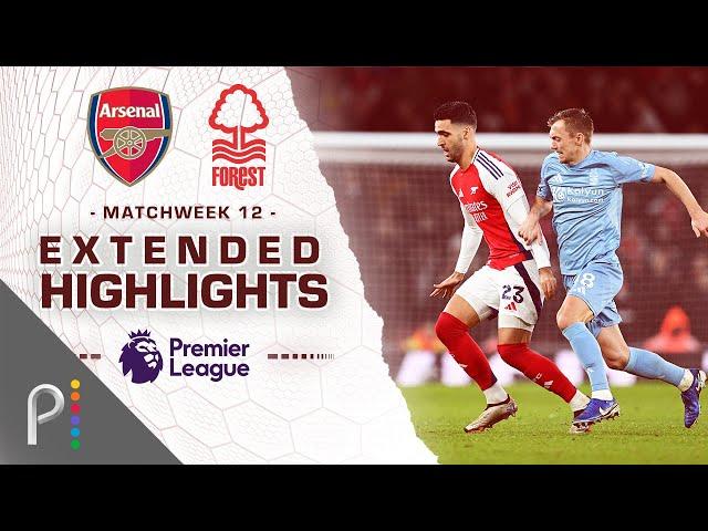 Arsenal v. Nottingham Forest | PREMIER LEAGUE HIGHLIGHTS | 11/23/2024 | NBC Sports