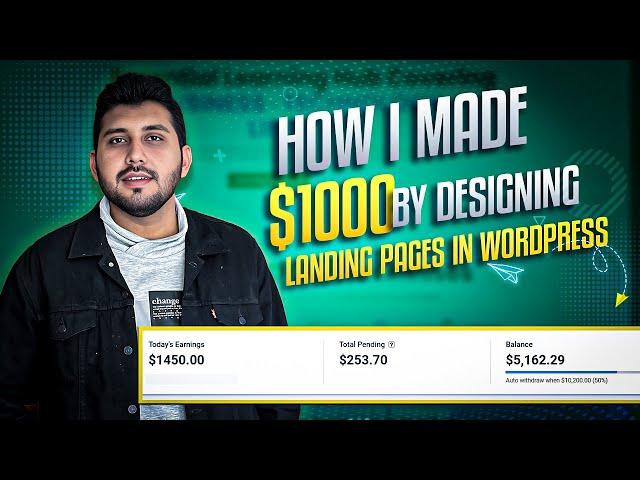 Earn $1000 Designing Landing Pages in WordPress: Webinar Replay