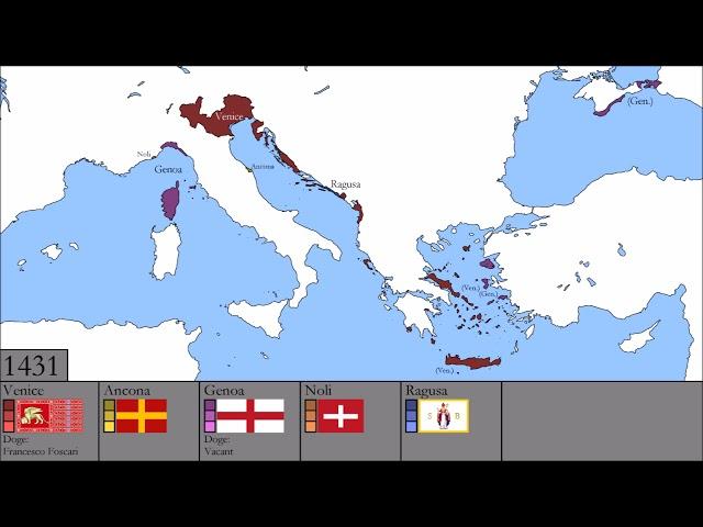 The History of the Maritime Republics: Every Year (697-1808)