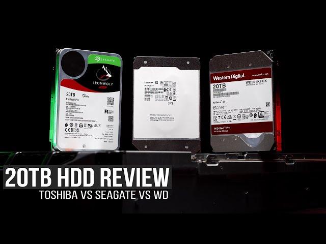 Wer hat die BESTE 20TB NAS HDD? - Seagate vs Toshiba vs Western Digital