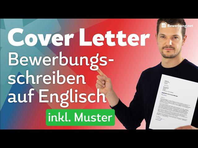 Cover Letter - Das Bewerbungsschreiben auf Englisch