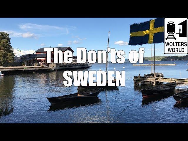 Visit Sweden - The DON'Ts of Sweden