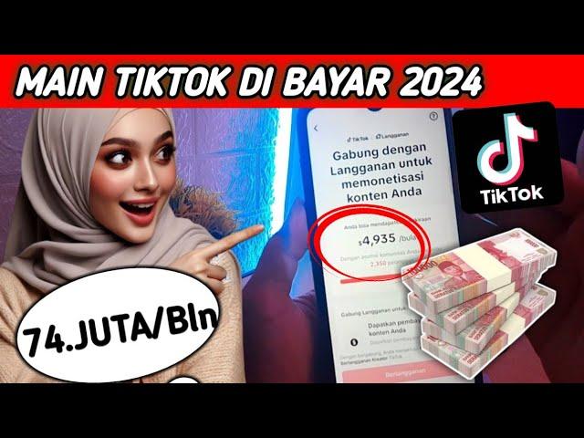 CARA MENDAPATKAN UANG DARI TIKTOK TERBARU 2024 || dapatkan uang dari internet