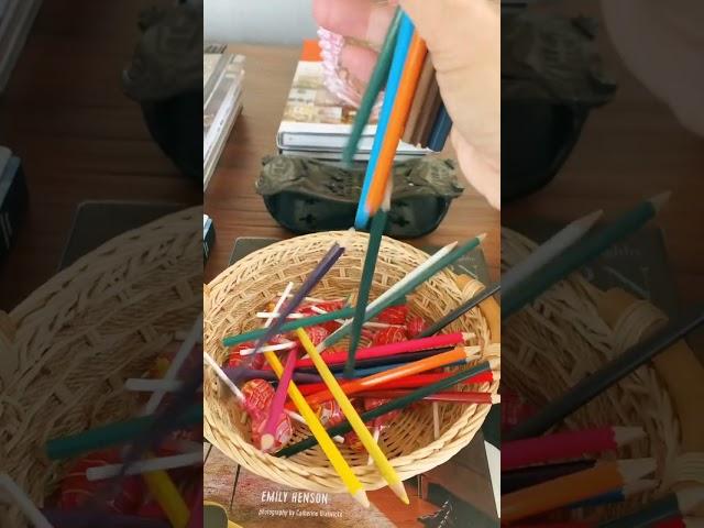 asmr #satisfying sound colored pencil ️ in  #shorts 