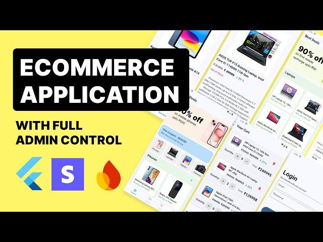 Build a Full E-commerce Application with Admin Control in Flutter with Firebase & Stripe