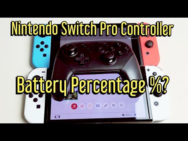 Nintendo Switch Pro Controller: How to View Battery Percentage on Nintendo Switch & OLED Model.