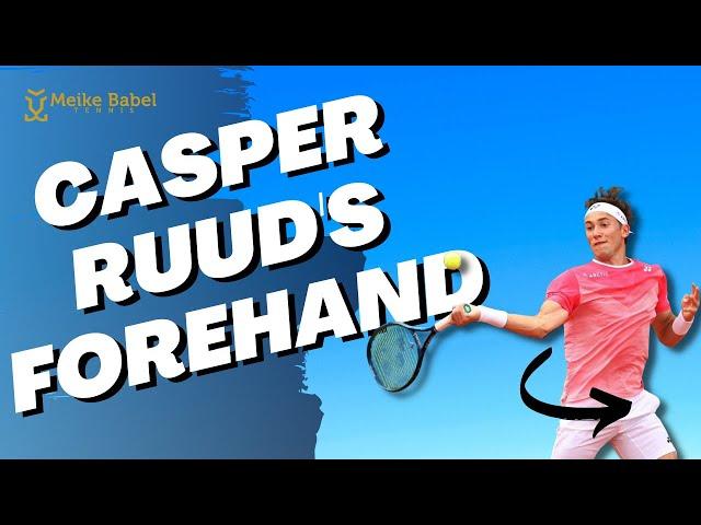 ATP #2 Casper Ruud Tennis Forehand: What you can learn from it