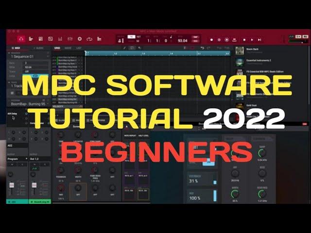 MPC Software Tutorial 2022 Beginners