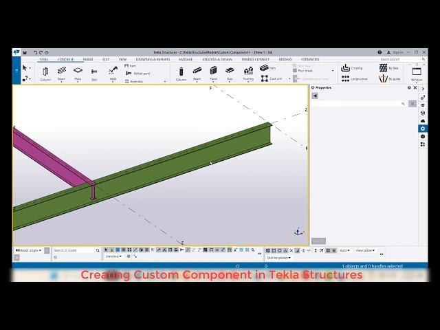 Part 5 - Creating Custom Components in tekla