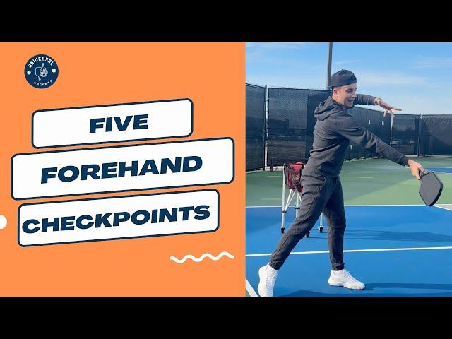 The 5 Checkpoints To An AMAZING Forehand