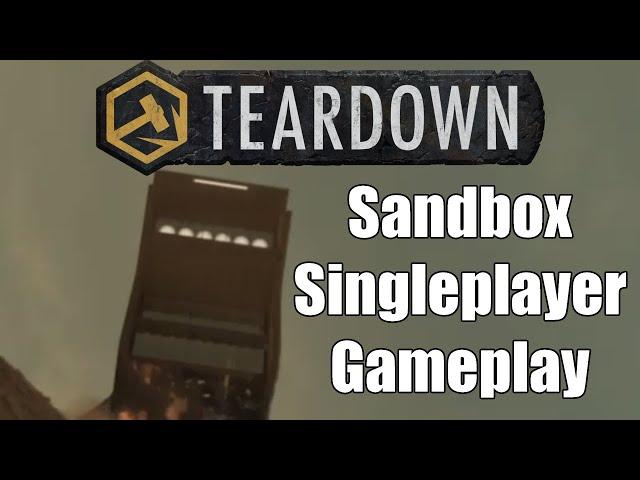 WHO AM I!!! Teardown Sandbox Gameplay