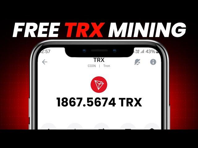 No minimum withdraw  - Free TRX Mining Site 2024 : Legit Site