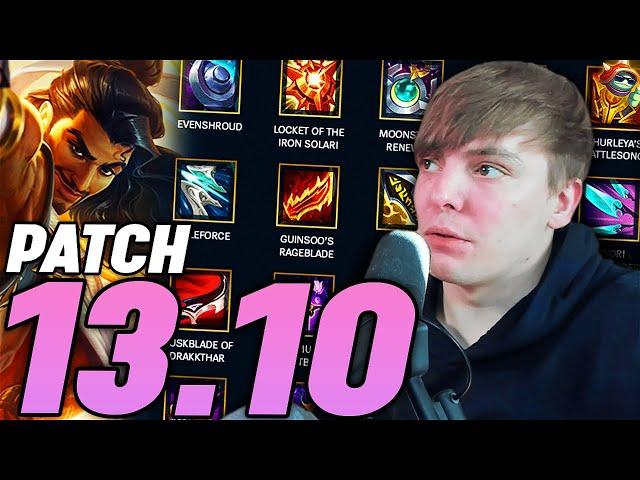 LS | LoL Midseason Patch 13.10 Rundown - MASSIVE ITEM CHANGES + NEW MYTHICS + ERA OF RAGEBLADE?!