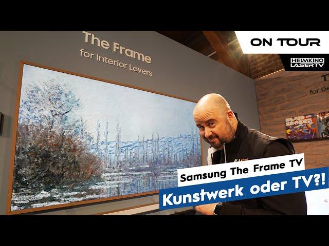 Kunstwerk oder Fernseher ?! - Samsung The Frame 4K TV LS03C überrascht mit neuen Highlights!