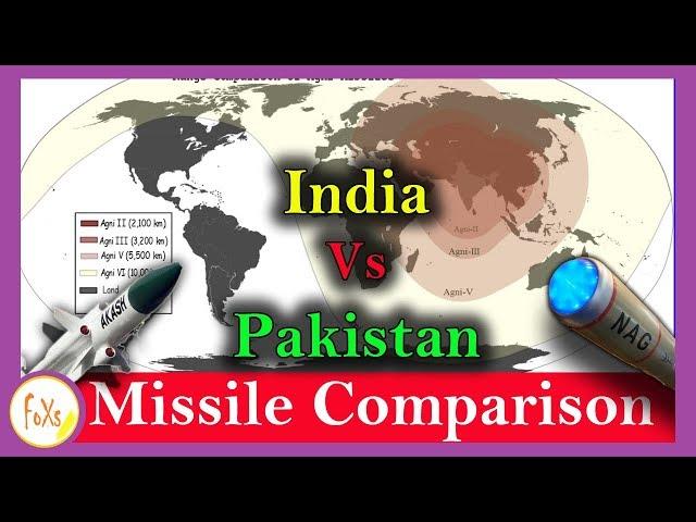 Top Missile Comparison - {India vs Pakistan}
