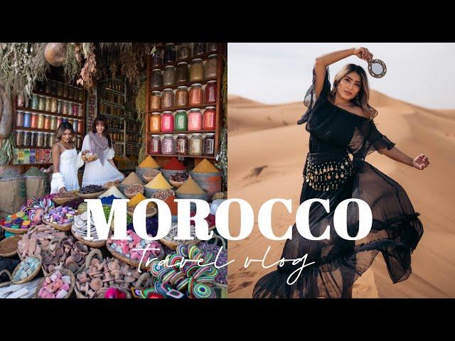 MOROCCO TRAVEL VLOG 2020  | Marrakech, Sahara Desert & Fez