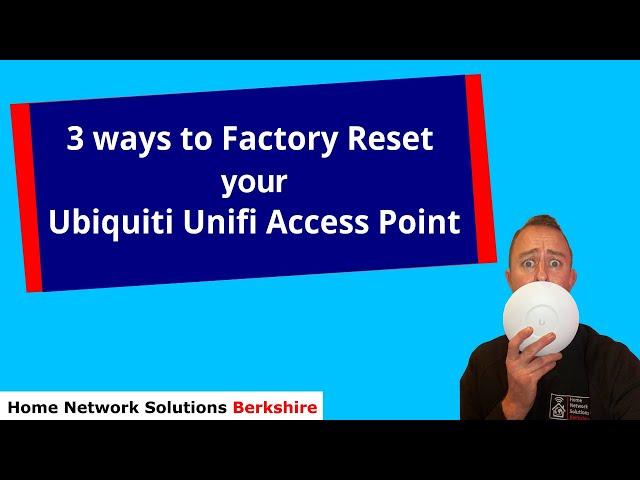 How To Factory Reset Your Ubiquiti Unifi Access Point In 3 Ways