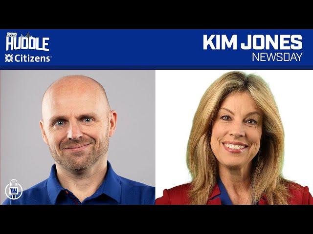 Newsday's Kim Jones on Giants Offensive Line | Giants Huddle | New York Giants