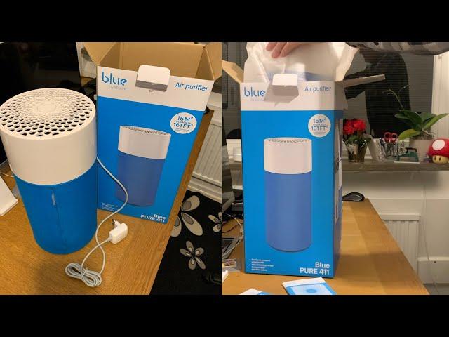 Unboxing of a Blueair Air Purifier Blue Pure 411