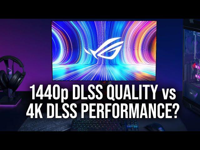 DLSS Quality 1440p vs DLSS Performance 4K... Which Is Better?