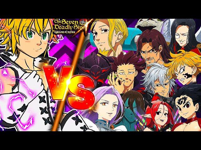 Traitor Meliodas VS EVERY Story BOSS in Seven Deadly Sins: Grand Cross (the relevant ones)