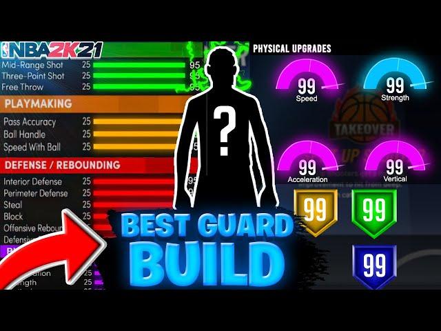 *NEW* GAMEBREAKING BEST GUARD BUILD IN NBA 2K21! BEST DEMIGOD PG BUILD + BEST BADGES NBA 2K21!