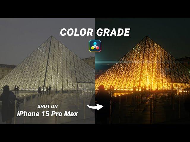 Cinematic Film Color Grade Tutorial | DaVinci Resolve