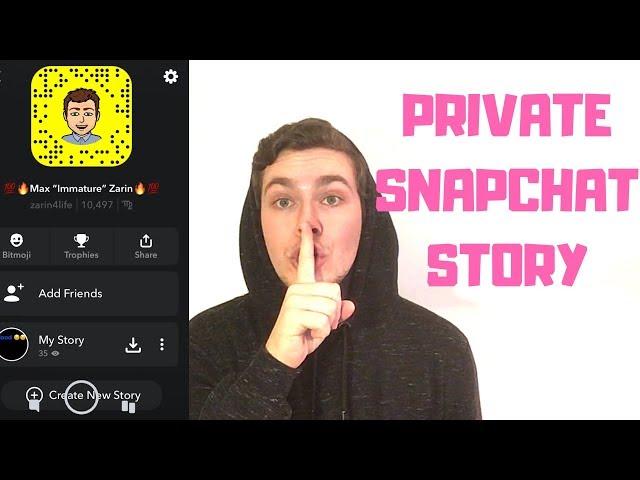 Everything You Need To Know About Private Stories On Snapchat!!! | How To Make A Private SC Story