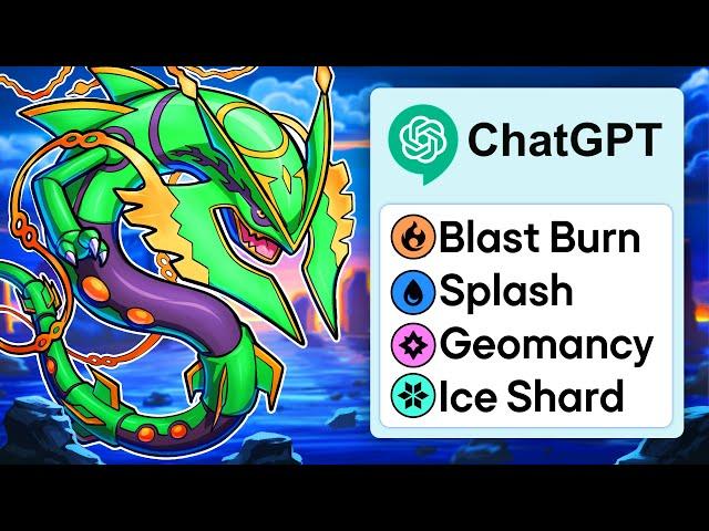 I had Chat GPT Build a Mega Pokemon Team For a Battle!