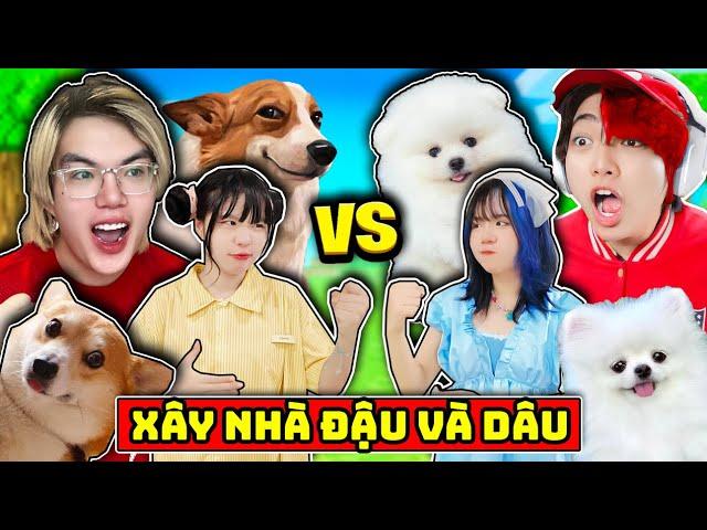 PHONG CẬN VÀ SAMMY CẶP ĐÔI ĐẠI CHIẾN MÈO SIMMY KAIRON XÂY NHÀ BÉ ĐẬU BÉ DÂU TRONG MINECRAFT