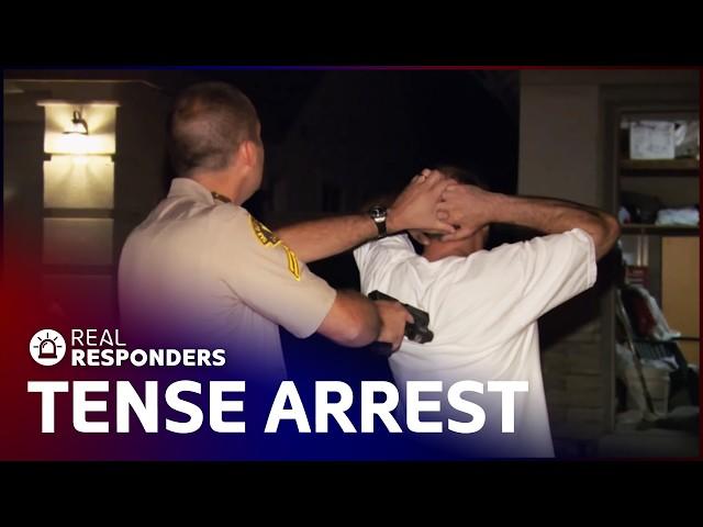 Aggressive Drunk Suspect Arrested After Picking The Wrong Fight | Cops | Real Responders