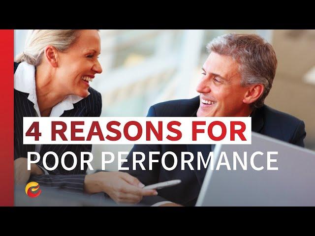 4 reasons for poor performance | Online module introduction