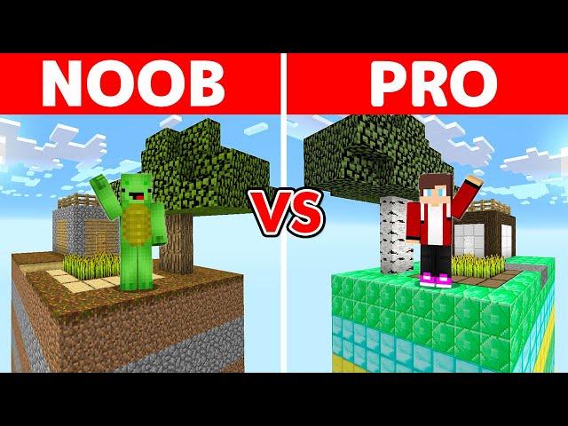 NOOB vs PRO: CHUNK BATTLE IN MINECRAFT