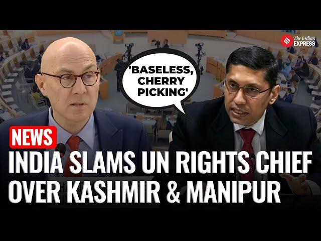 India Fires Back at UN Human Rights Chief Over Kashmir & Manipur Remarks | Arindam Bagchi | UNHRC