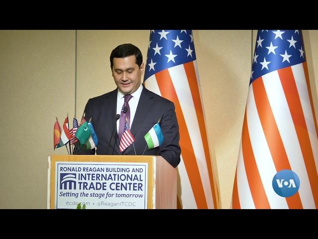 Uzbek Investment & Foreign Trade Minister speaks in Washington