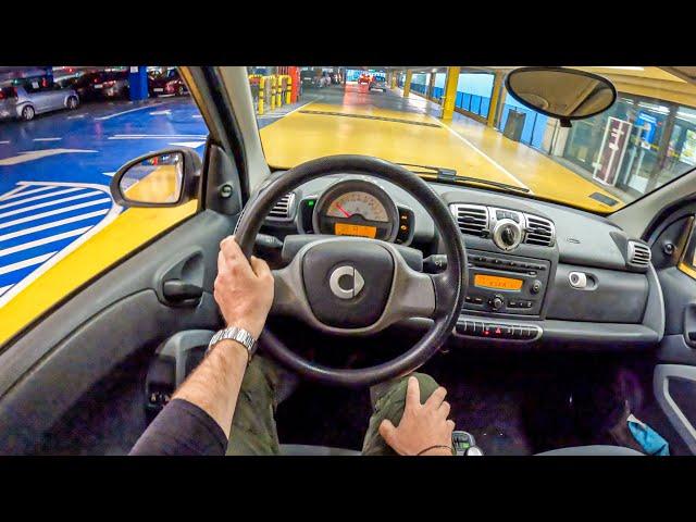 Smart Fortwo Night [1.0 MHD 61 HP] | POV Test Drive #1192 Joe Black