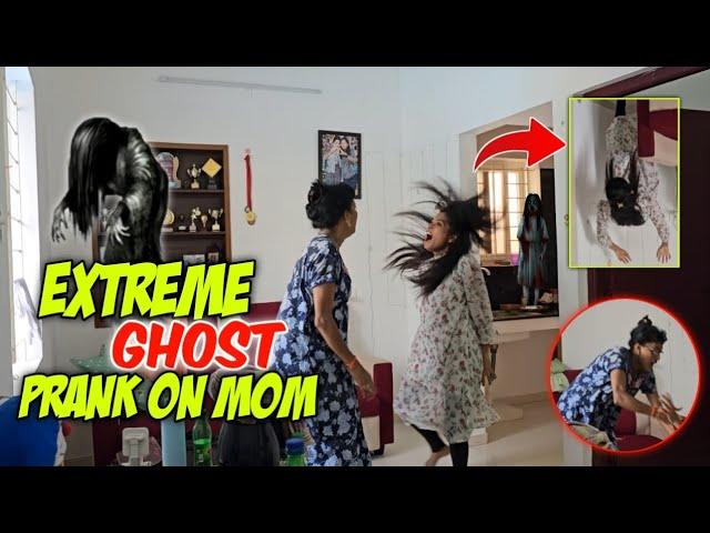 Extreme GHOST prank on mom  | She : adi *** 