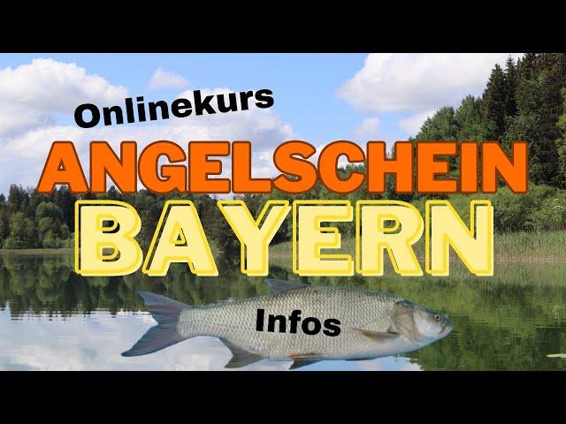 Angelschein (Fischerprüfung) in Bayern  | Onlinekurs