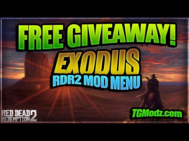 FREE! FREE! ||EXODUS MOD MENU RDR2|| GIVEAWAY!!