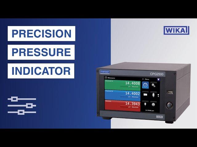 CPG2500 Precision Pressure Indicator