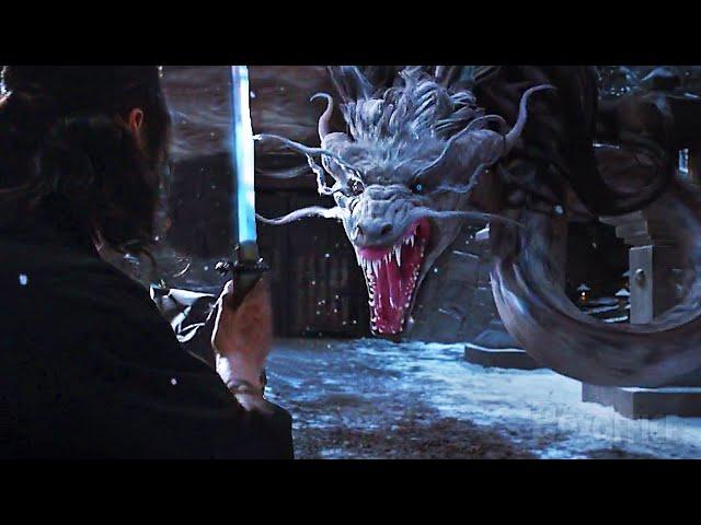 Keanu Reeves affronte le dragon métamorphe | Scène du combat final | 47 Ronin | Extrait VF