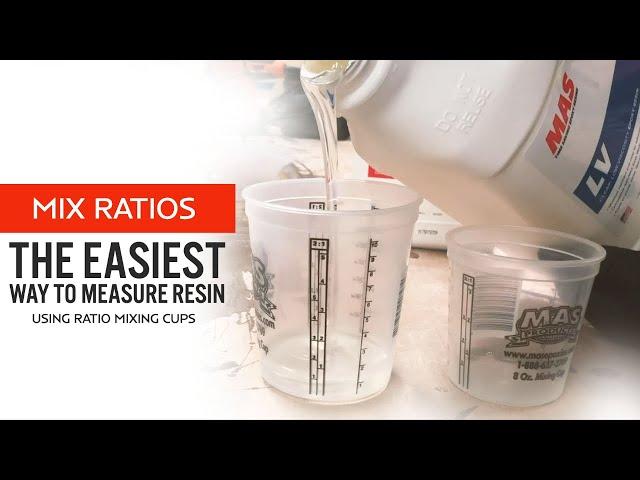 How to properly measure epoxy resin |  2:1 Ratio Explained | How to use ratio mixing cups