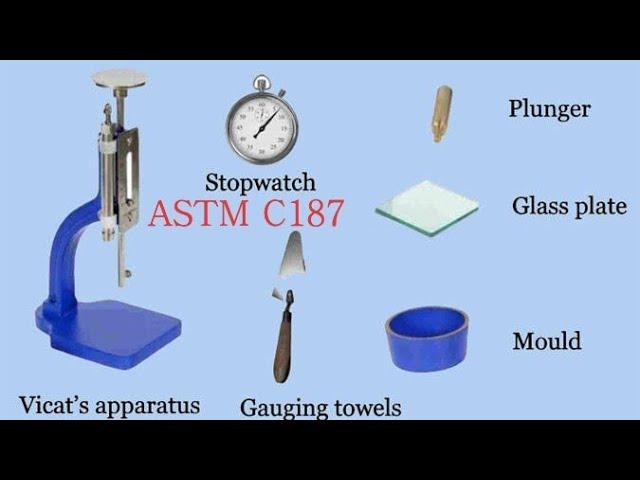 Normal Consistency Of Cement | Test Cement | Vicat Apparatus Test