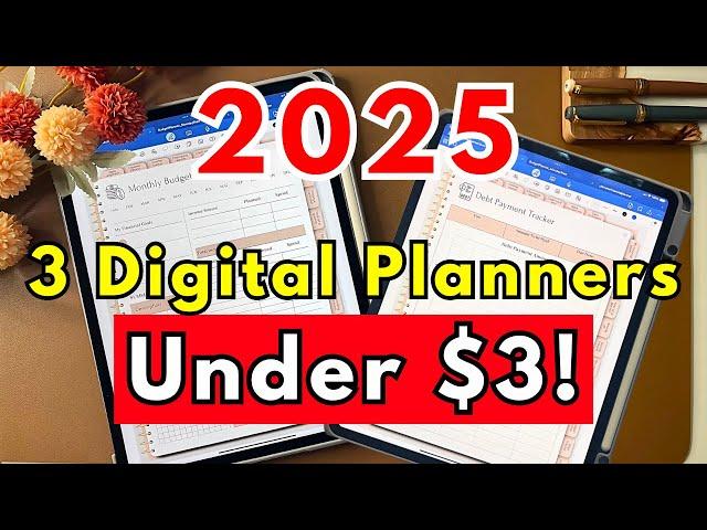 Must-Have Digital Finance Planners for 2025 ( iPad & Goodnotes )