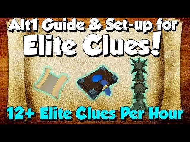 Elite Clue Scroll Guide! 12+ Clues/hr! [Runescape 3] My Set-up & How to use Alt1 Efficiently